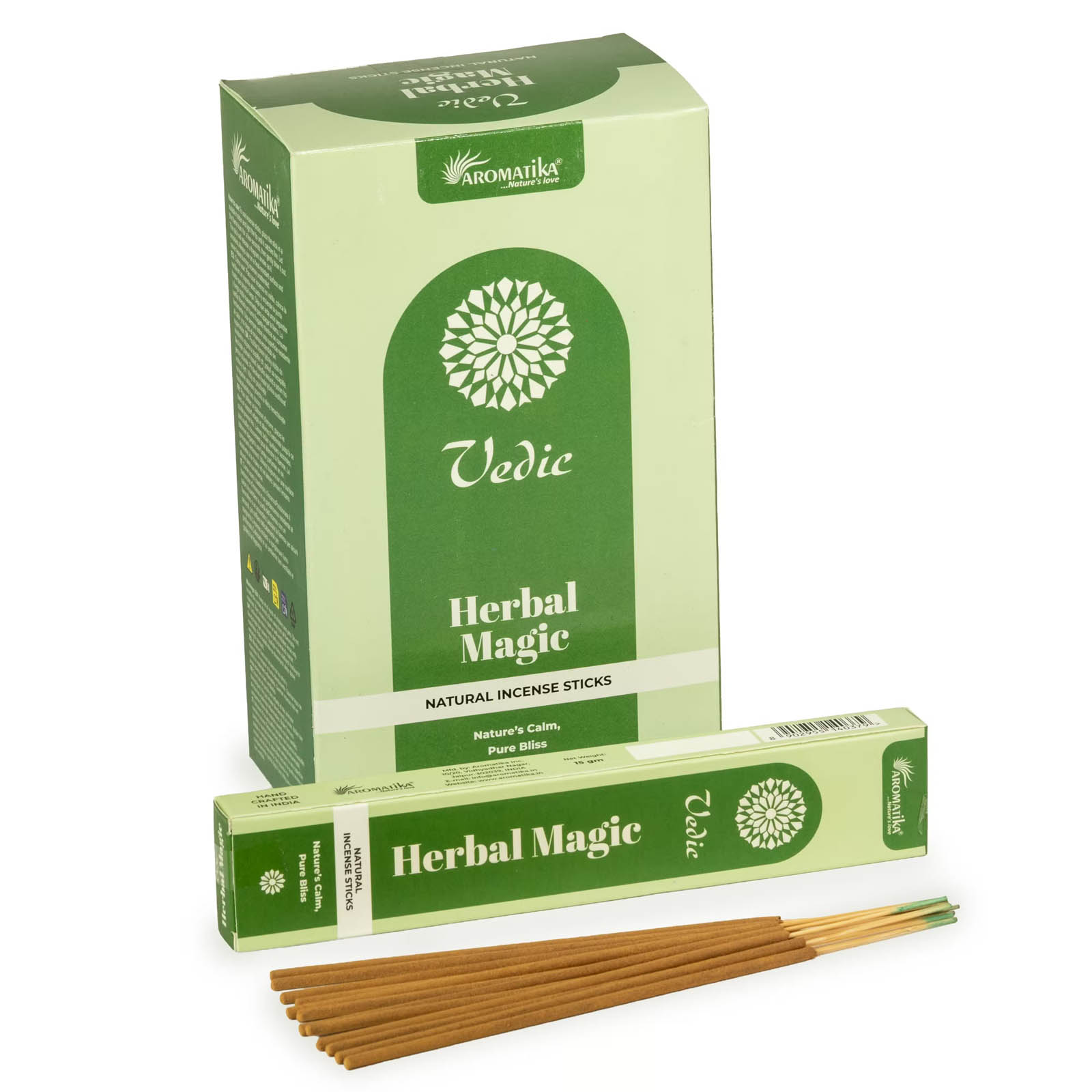 Aromatika Vedic Herbal Magic Incense Sticks (15g)1