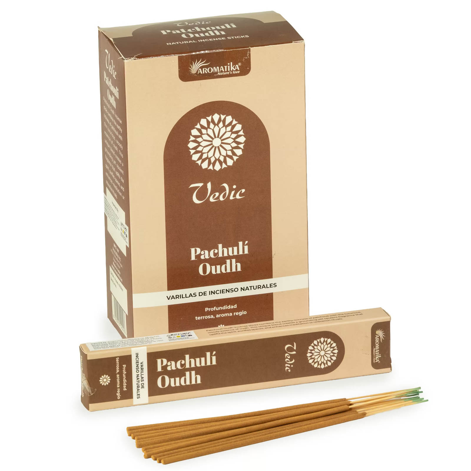 Aromatika Vedic Patchouli Oudh Incense Sticks (15g)1