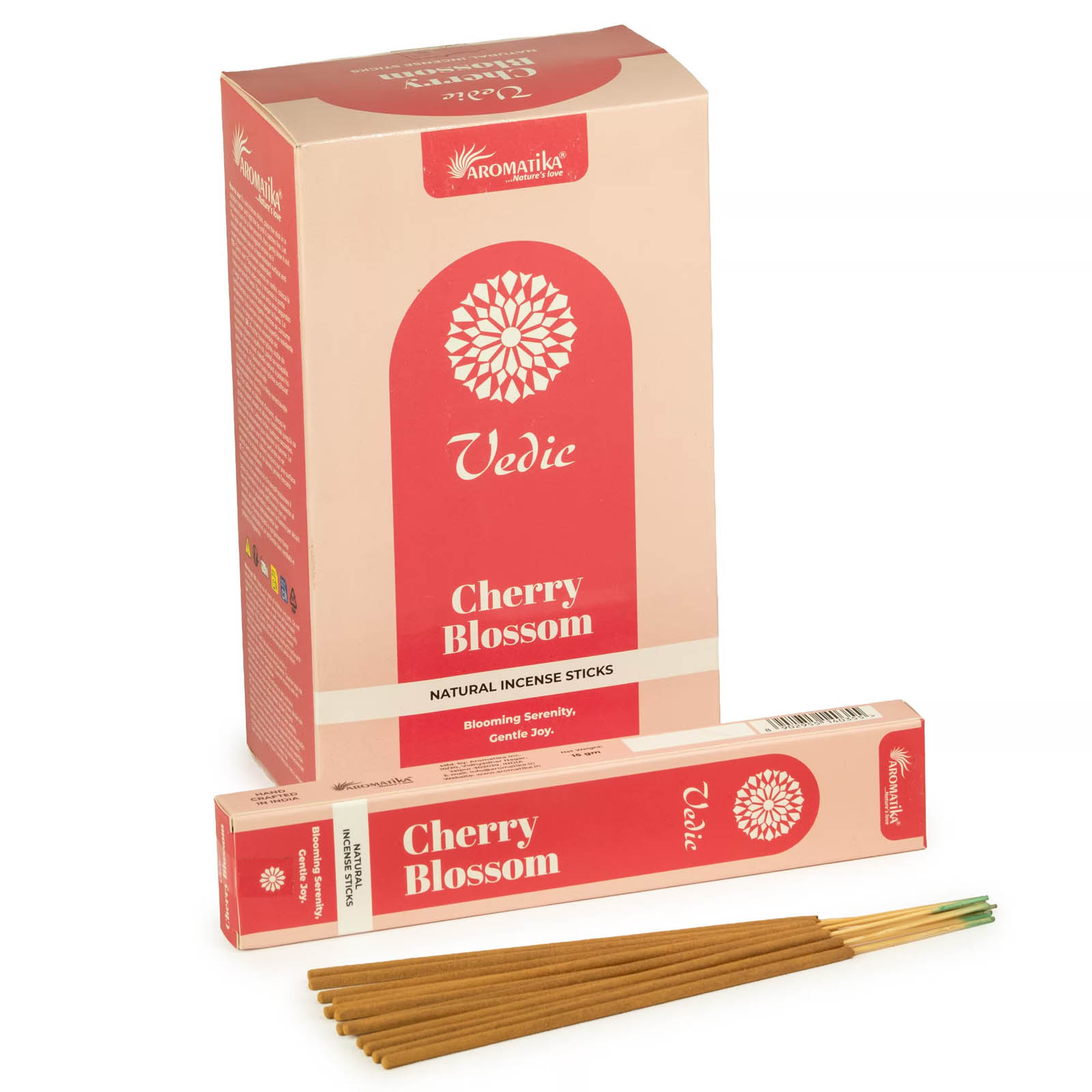 Aromatika Vedic Cherry Blossom Incense Sticks (15g)1