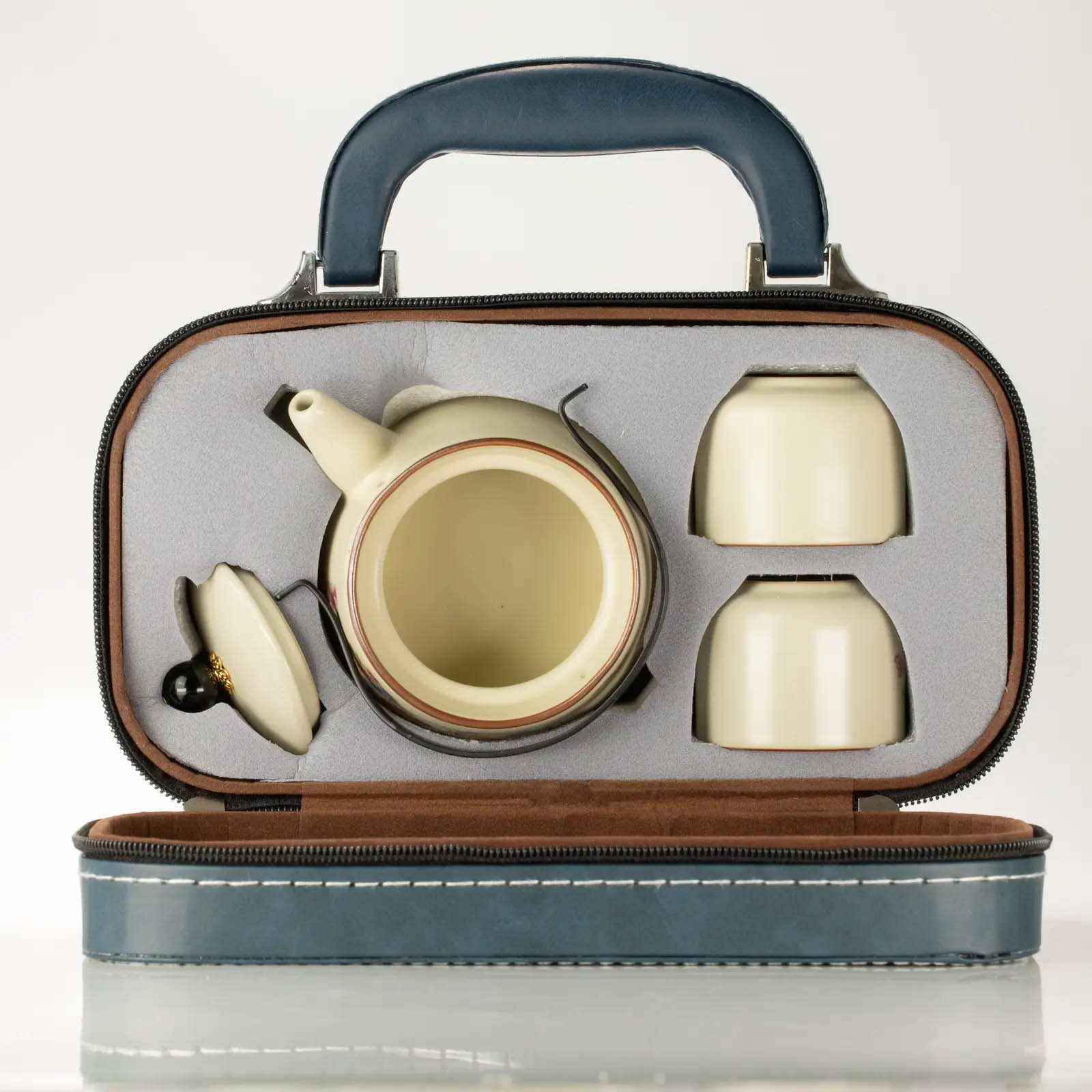 Cat Lover Travel Teapot Set & Two Cups4