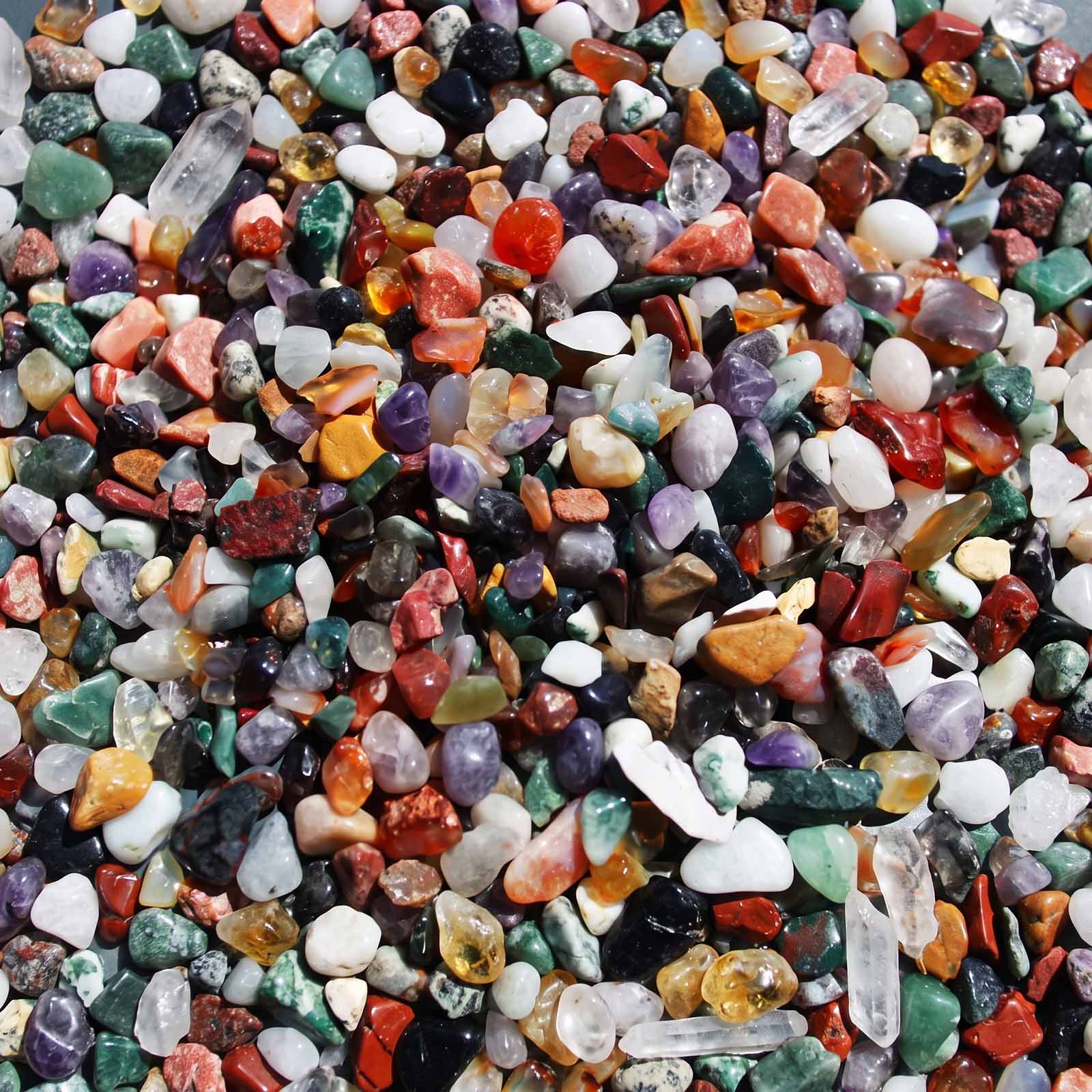Mixed Natural Gemstone Chips - 5kg Bulk (5x 1kg Bags)2