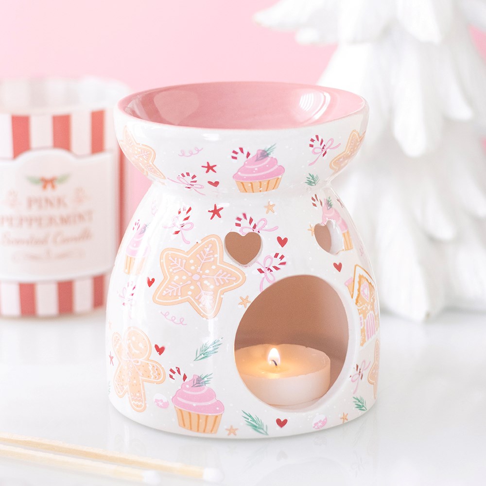 Sugarplum Bakery Print Ceramic Oil Burner3