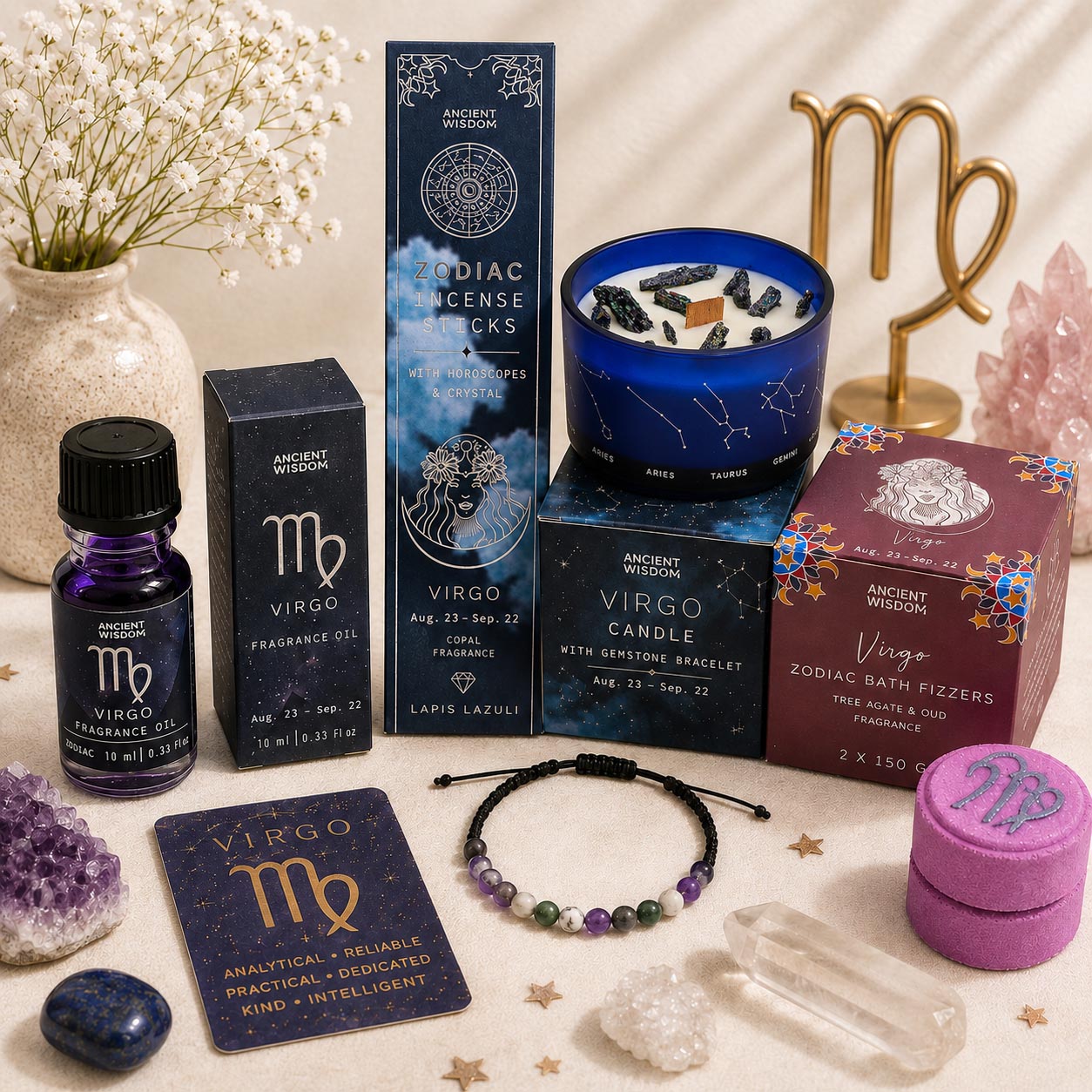Virgo Star Sign Self-Care & Fragrance Bundle