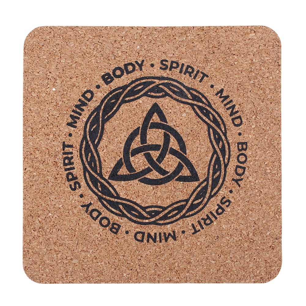 Celtic Triquetra Knot Glass Beer Tankard & Coaster Set (510ml)1