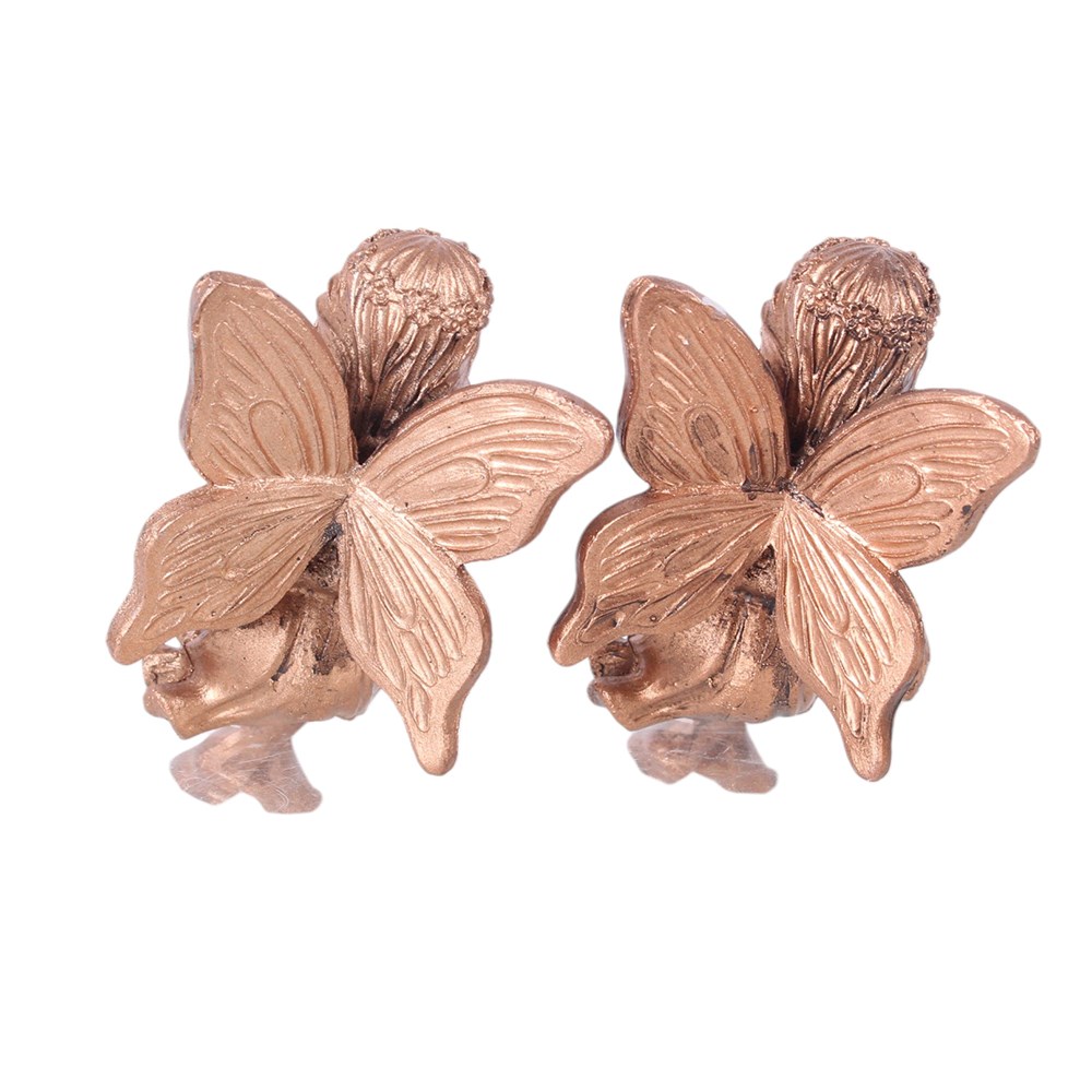 Stardust Fairy Set of 2 Resin Plant Pot Hangers - Antique Bronze2