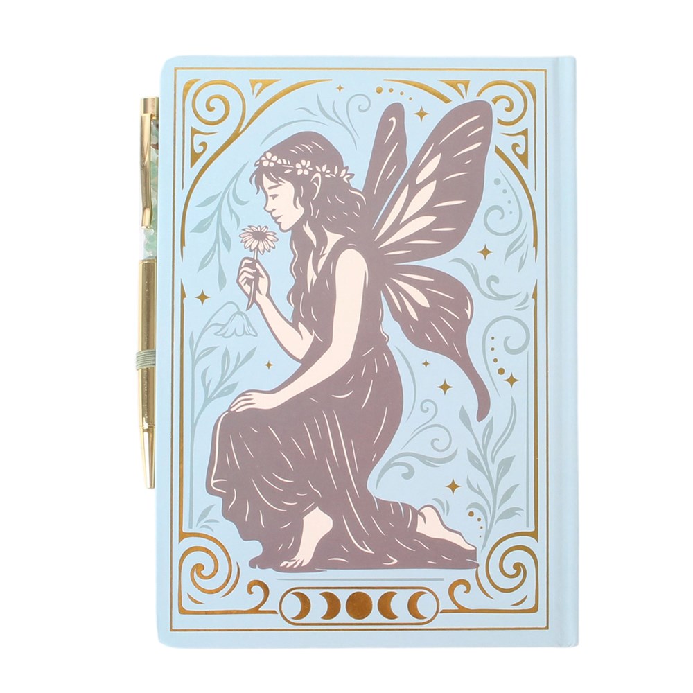 Fairy Tales A5 Notebook with Green Crystal Pen2