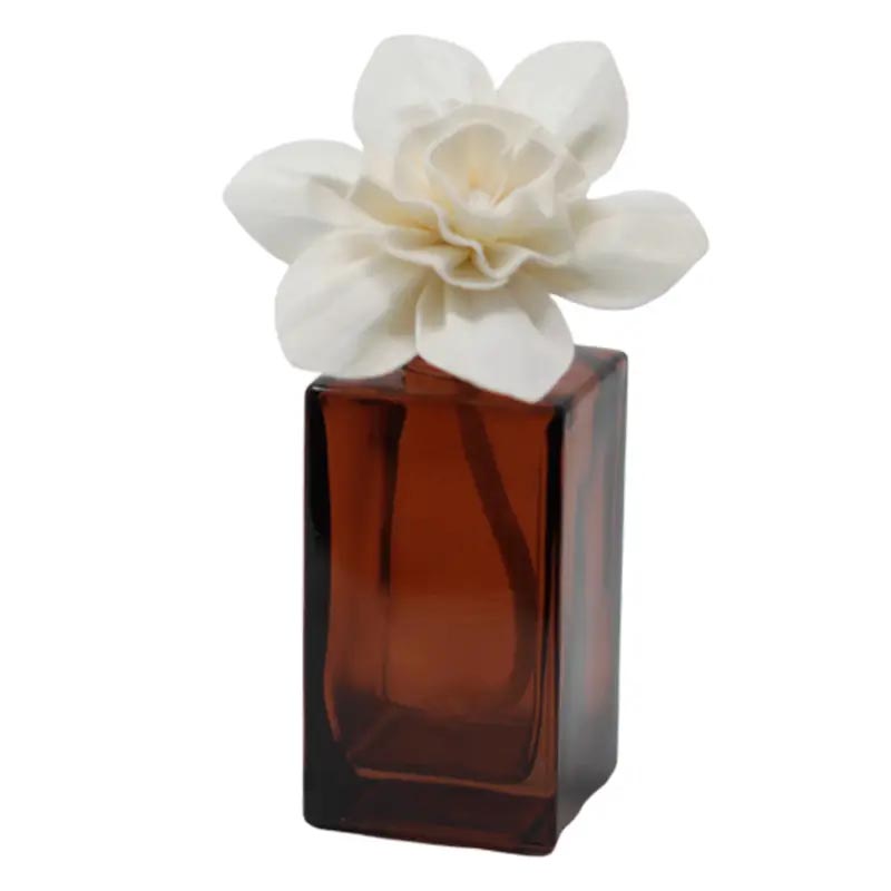 Set of 4 Large Lily Diffuser Flowers with String Wicks