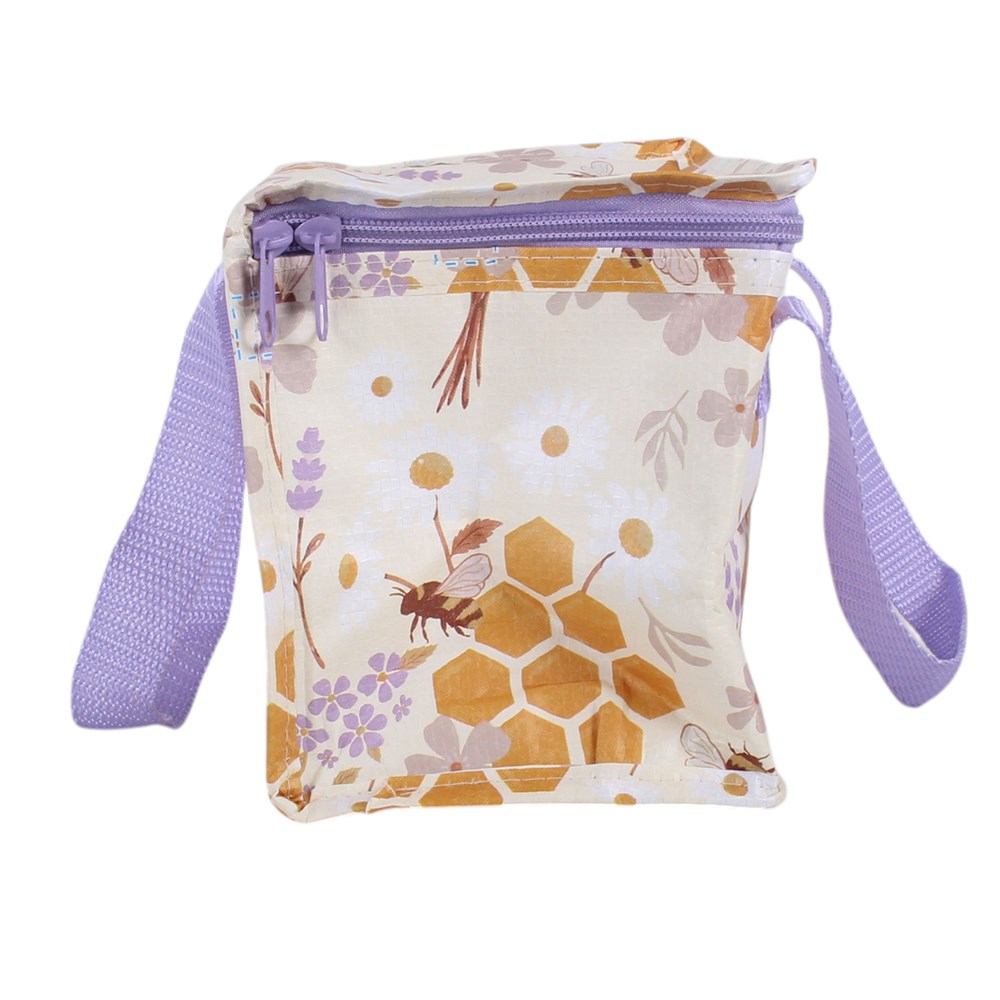 Reusable Foil-Lined Bee & Floral Lunch Bag2