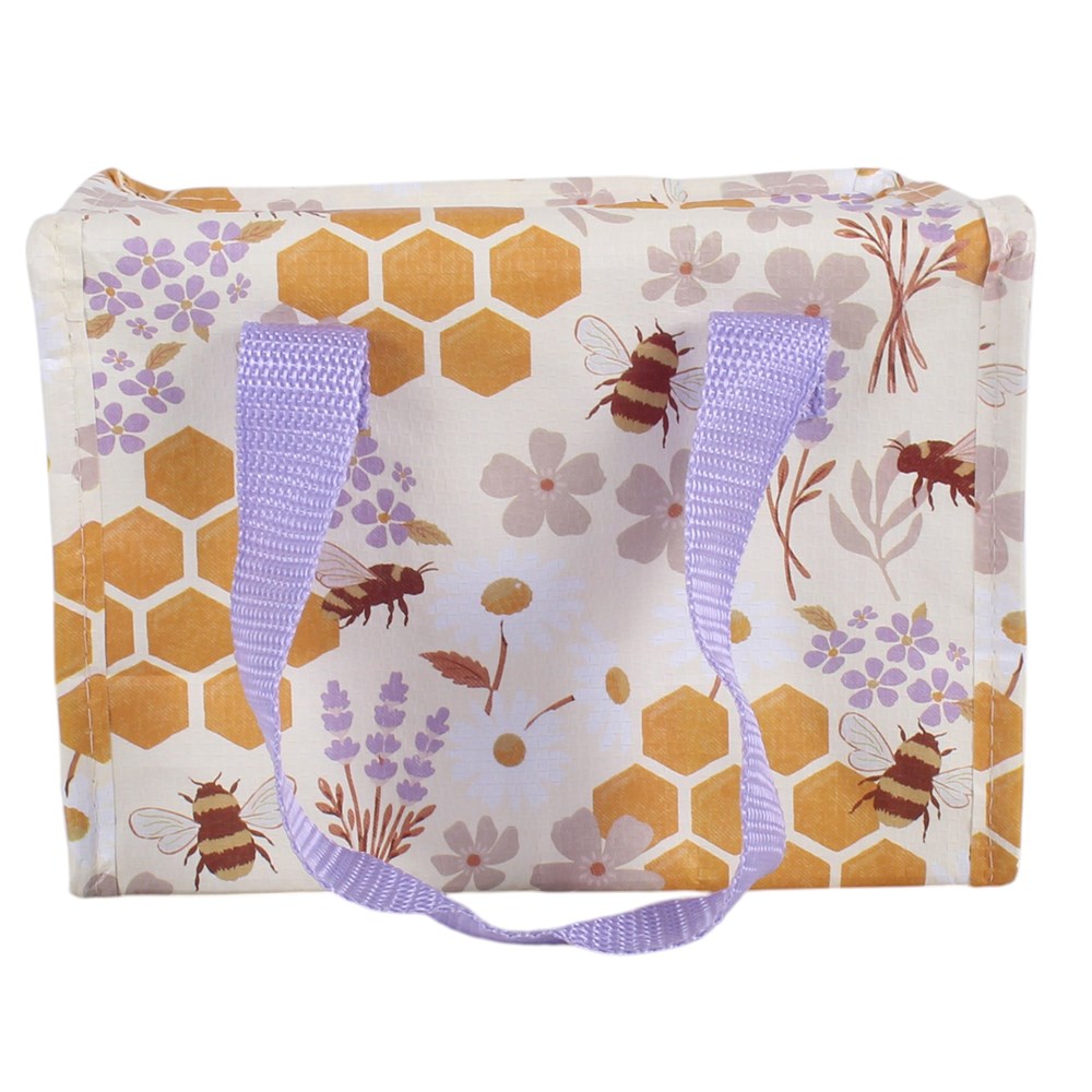 Reusable Foil-Lined Bee & Floral Lunch Bag3