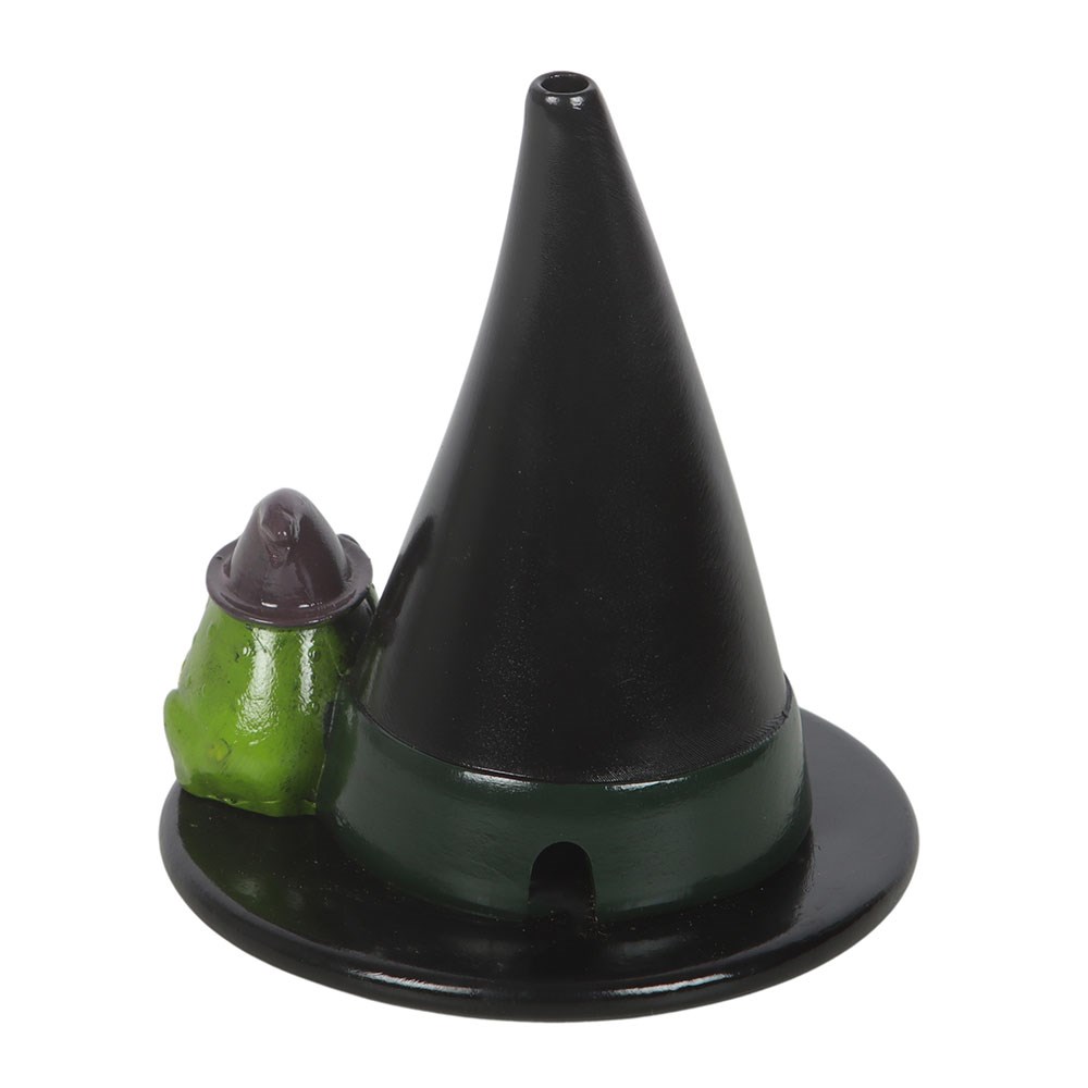 Witch Hat & Magic Toad Resin Incense Cone Holder3