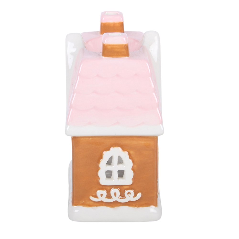 Sugarplum Gingerbread House Ceramic Oil Burner & Wax Warmer1