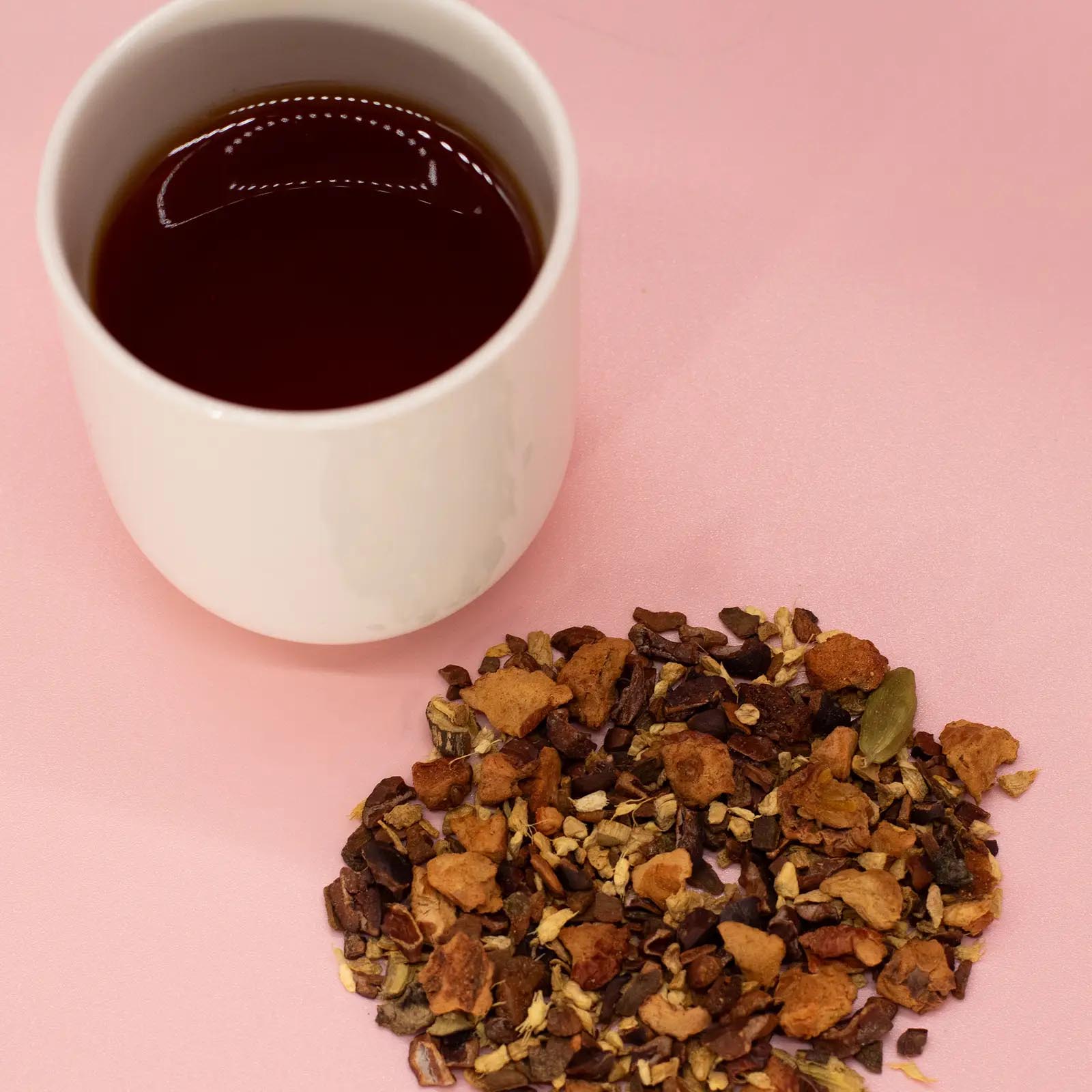 Mandala Leaves Hot Chocolate Chai Infusion Tea (50g Tin)1