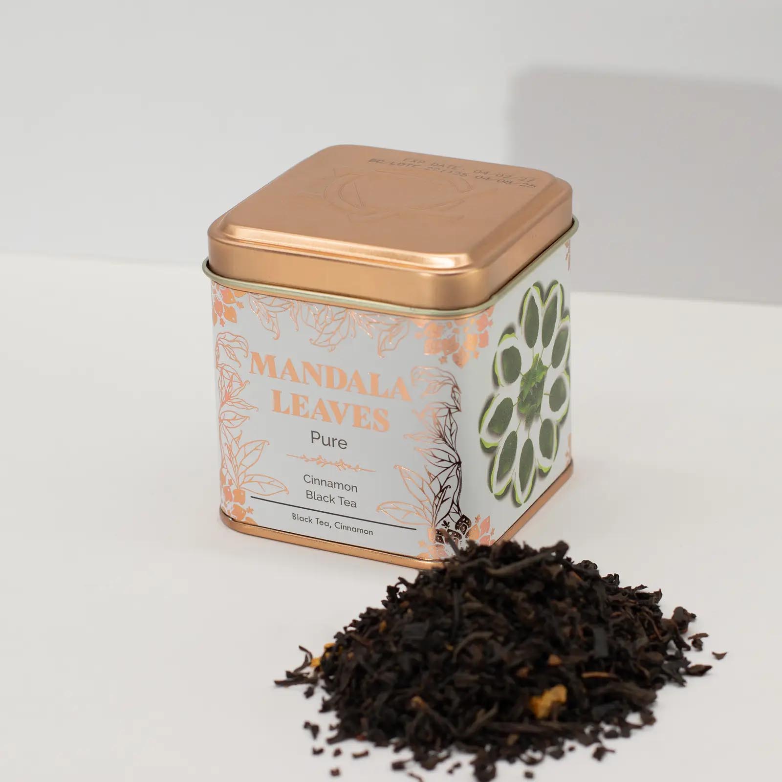 Mandala Leaves Pure Cinnamon Black Tea (50g Tin)2