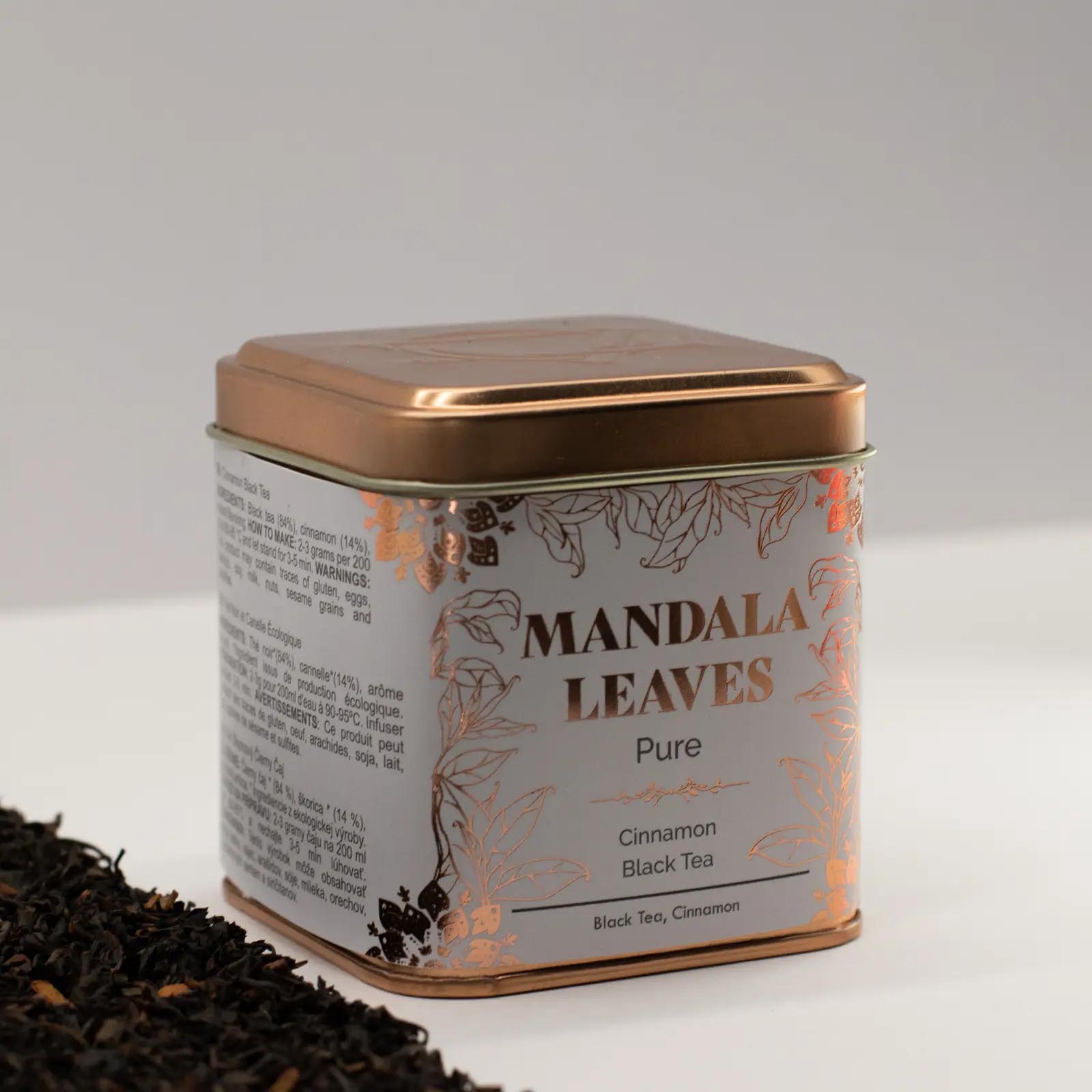 Mandala Leaves Pure Cinnamon Black Tea (50g Tin)3