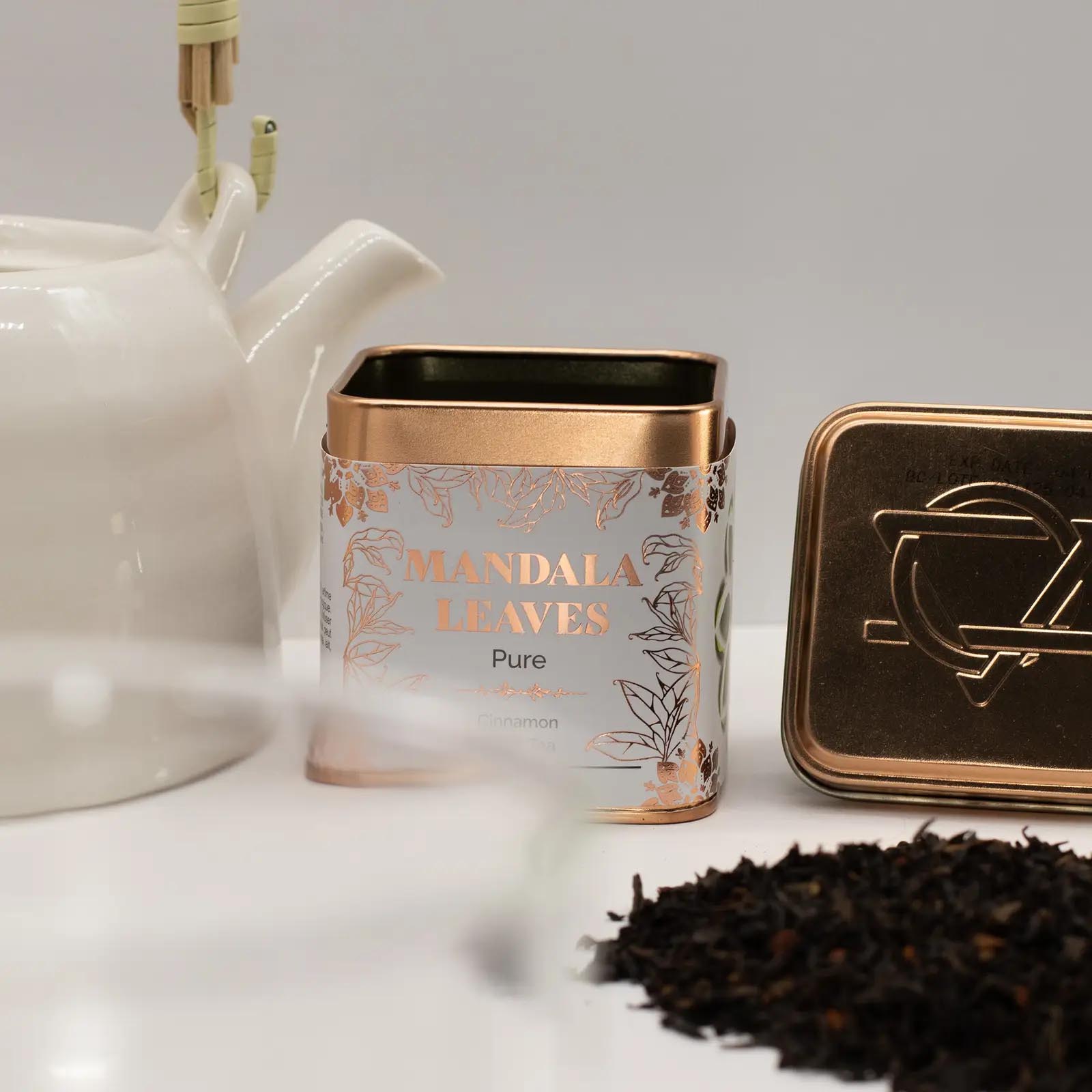 Mandala Leaves Pure Cinnamon Black Tea (50g Tin)6