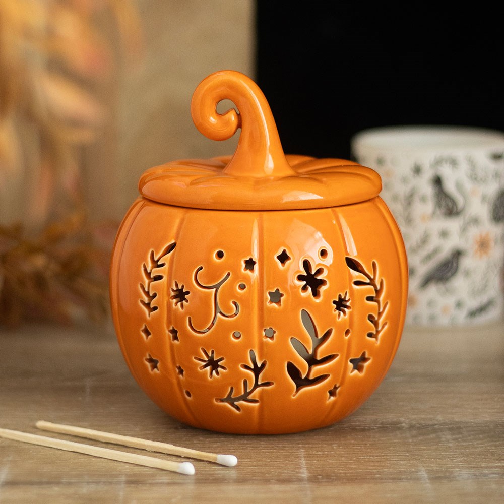 Orange Folk Pumpkin Oil Burner & Wax Warmer3