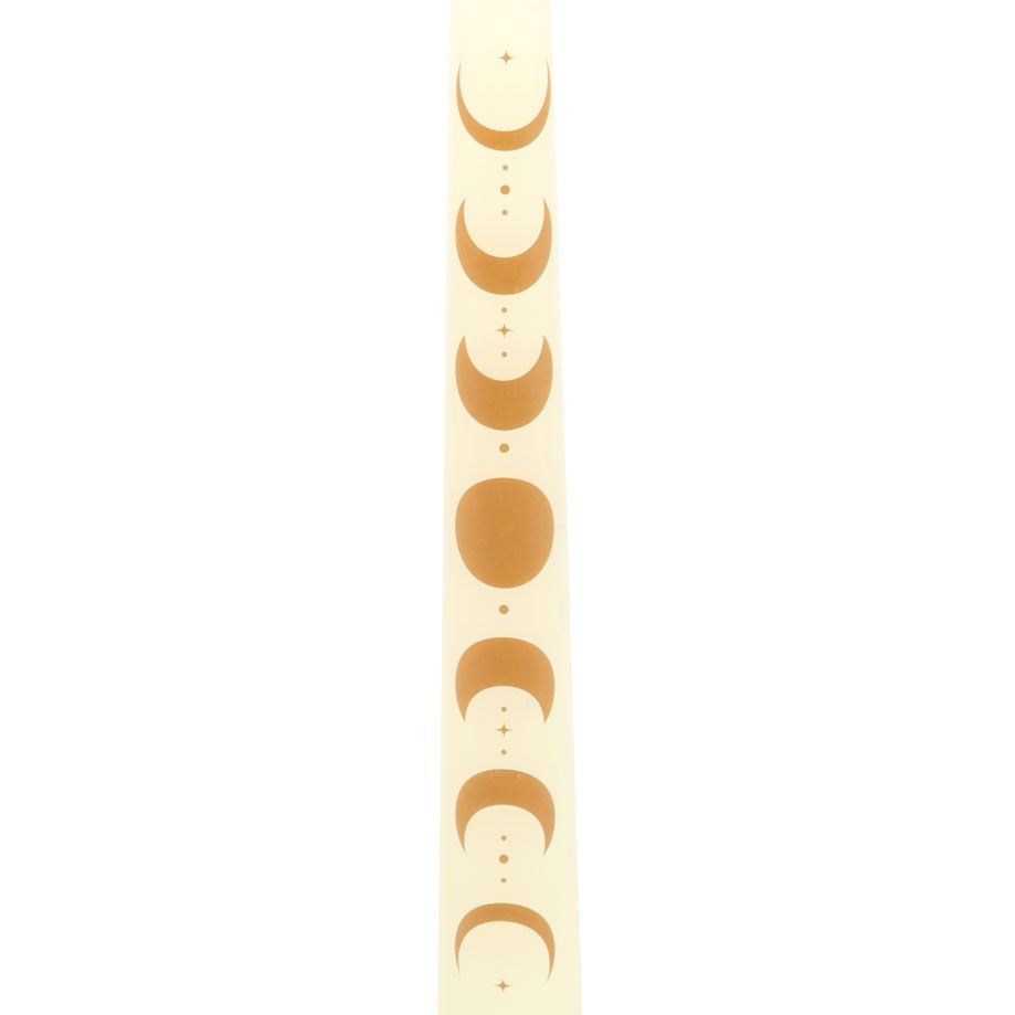 Set of 3 Off-White Moon Phase Taper Candles2