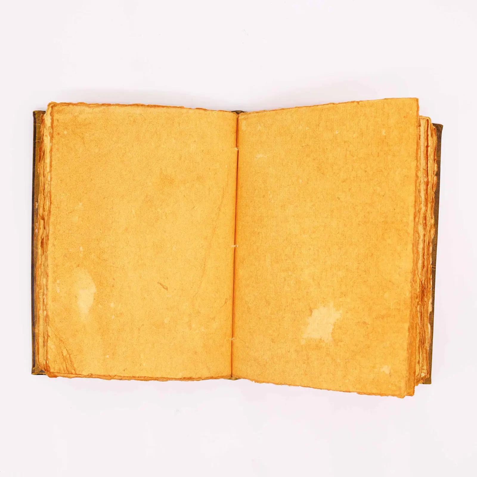 Hefty Coffee Tan Leather Journal with Zinc Owl (26x18cm)3