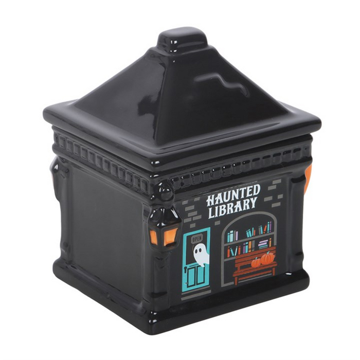 Haunted Library Ceramic Lidded Halloween Mug (320ml)3