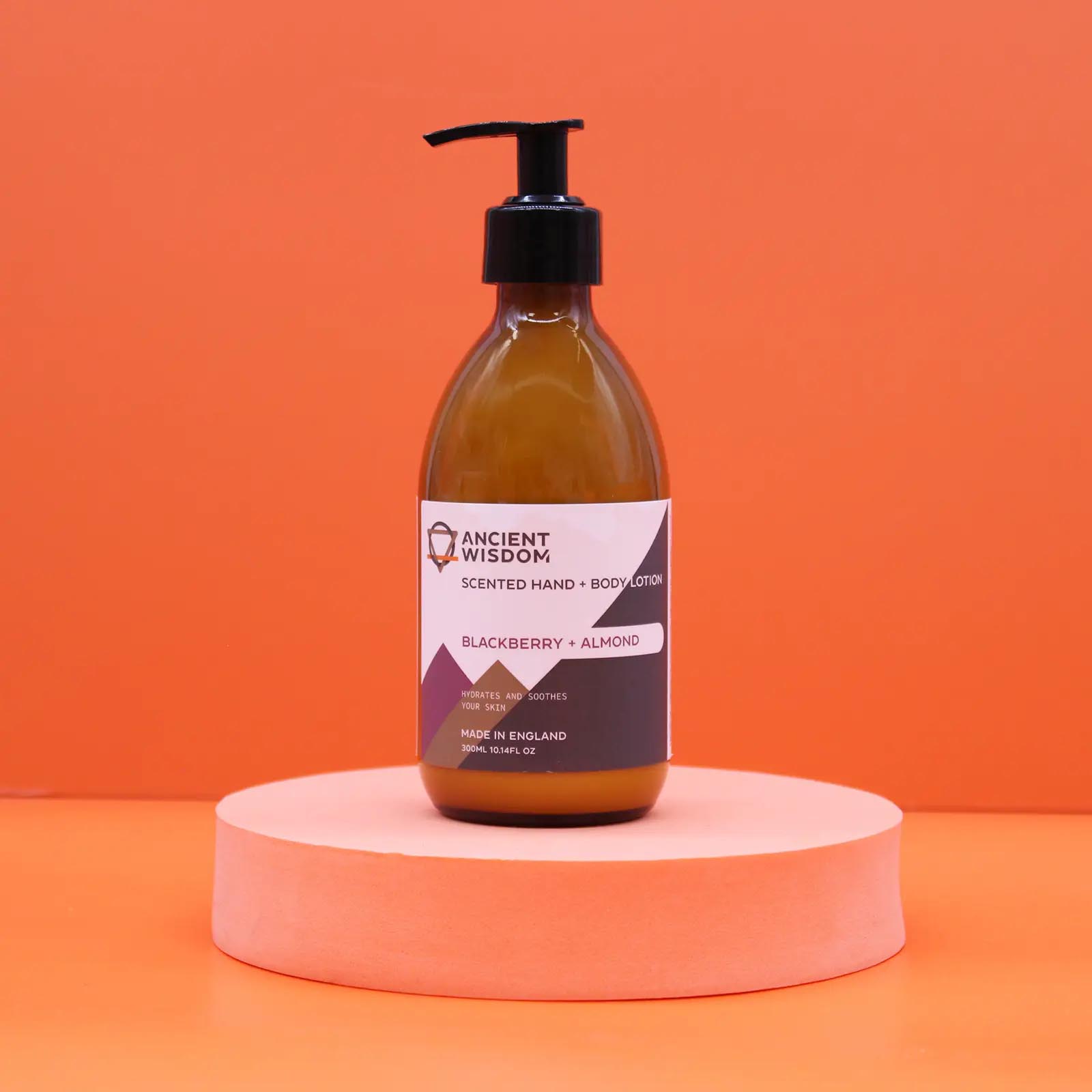 Blackberry & Almond Scented Hand & Body Lotion (300ml)2