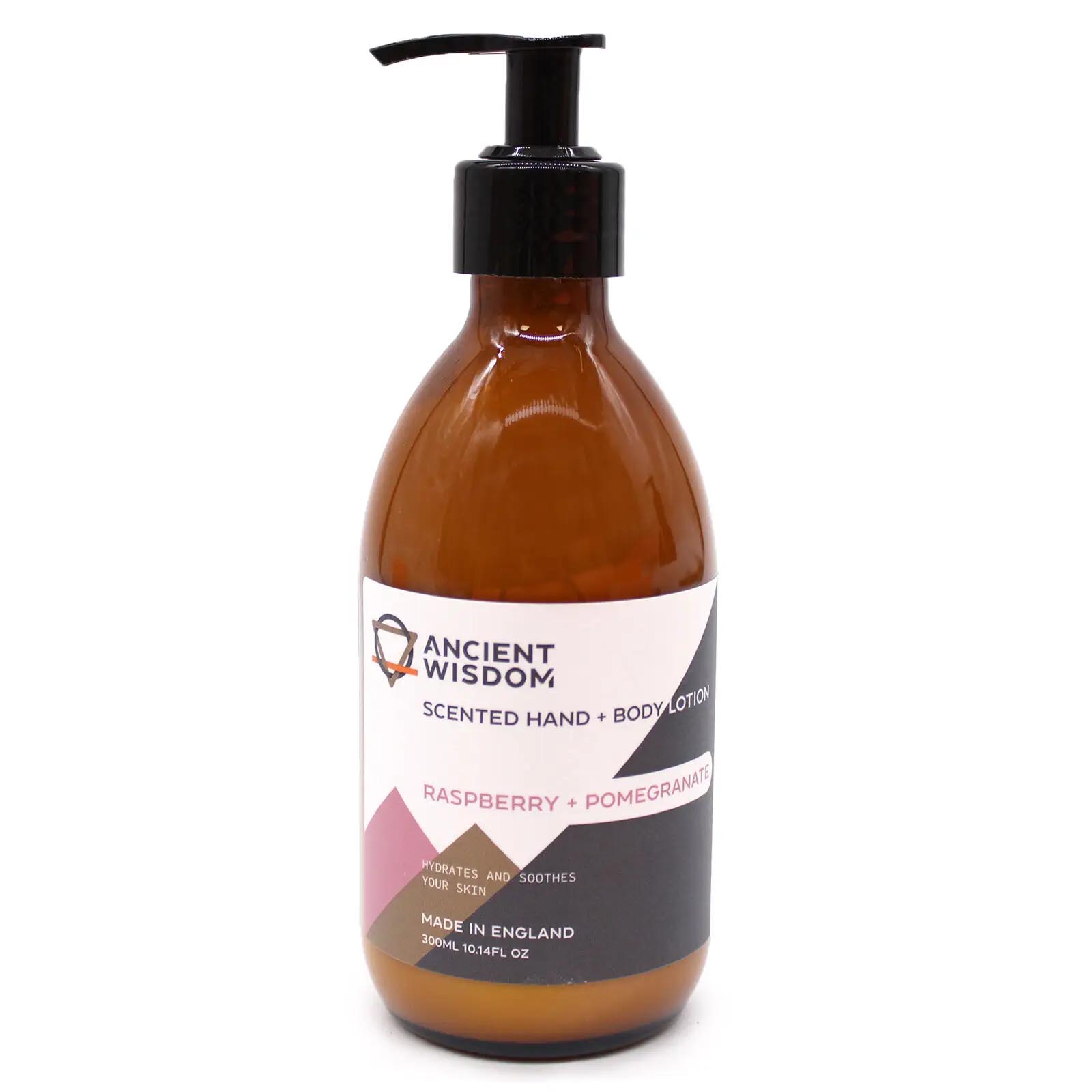 Raspberry & Pomegranate Scented Hand & Body Lotion (300ml)