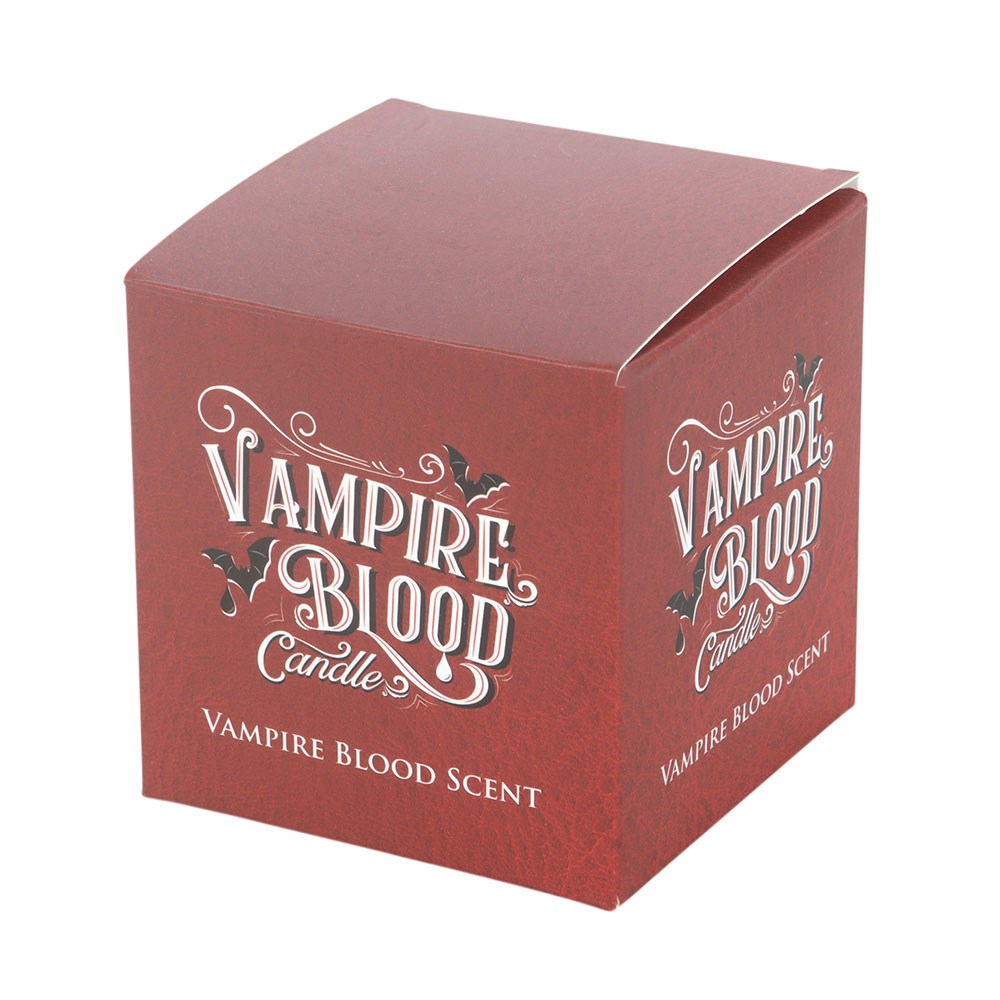 Vampire Blood Scented Candle in Black Glass Jar2