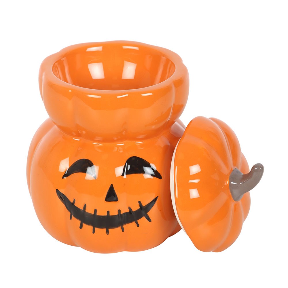 Stacked Pumpkin Ceramic Oil Burner & Wax Warmer1