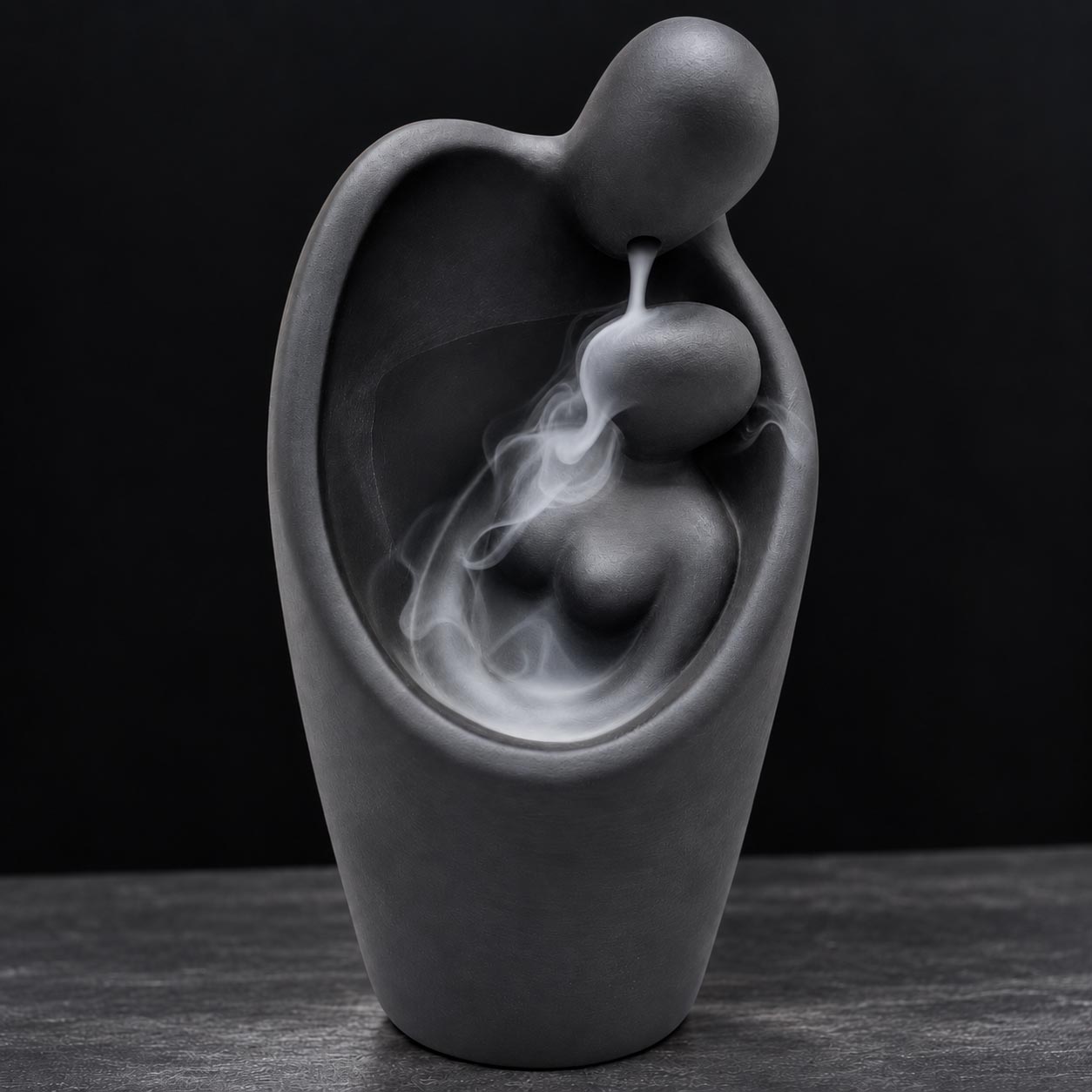 In Your Lovers Arms Ceramic Backflow Incense Burner2
