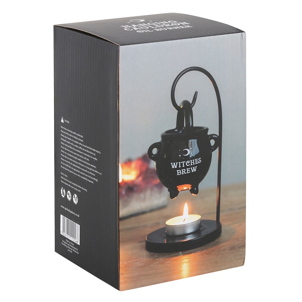 Witches Brew Hanging Cauldron Oil Burner1