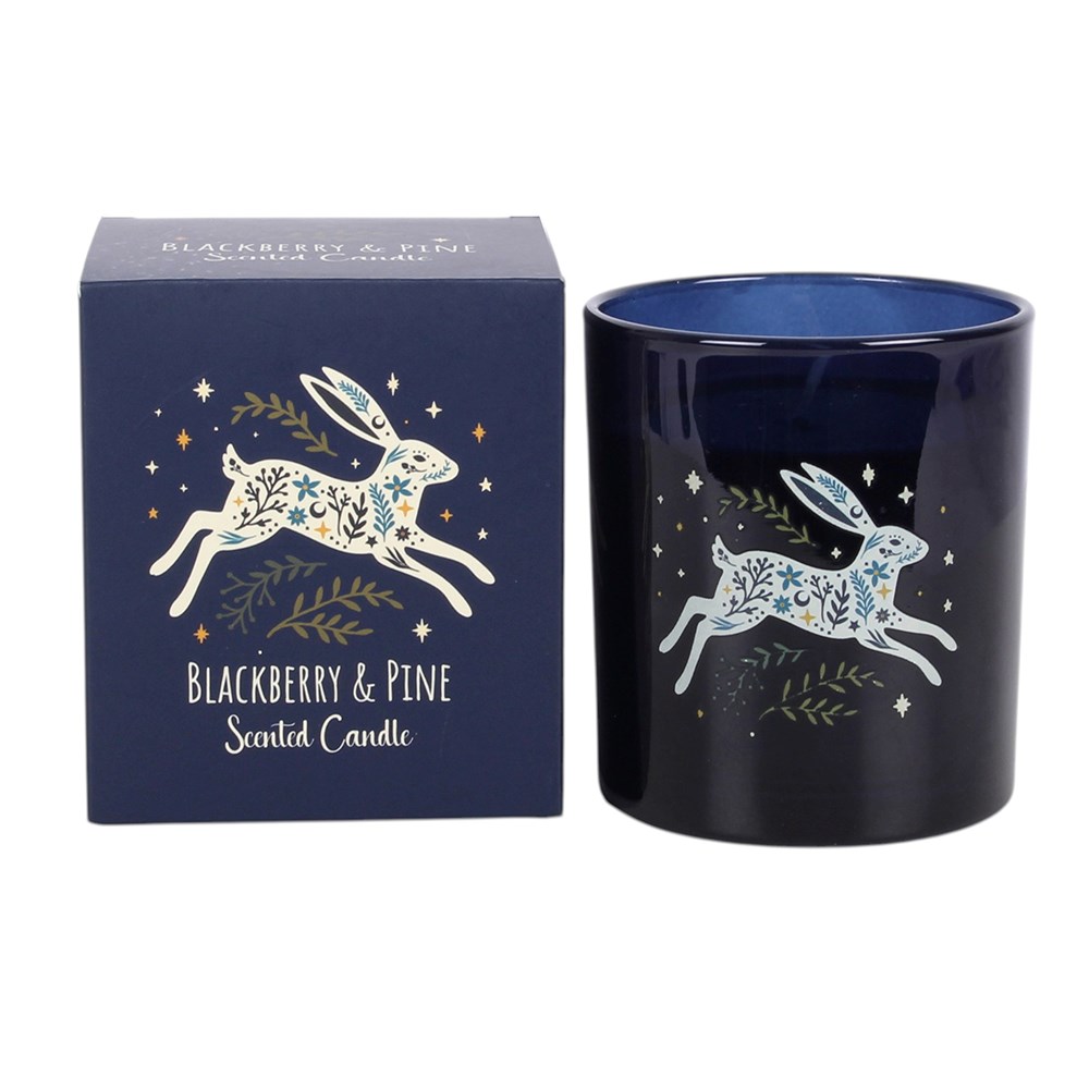 Leaping Hare Blackberry & Pine Scented Candle