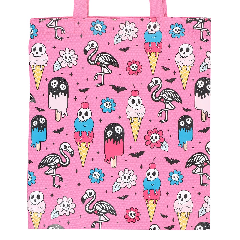 Dead Hot Days Pink Print Tote Bag1