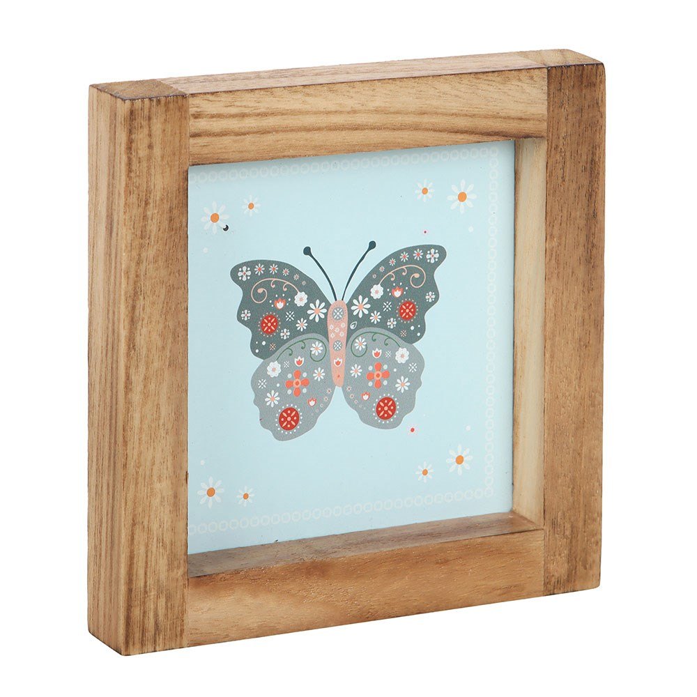 Pastel Floral Insect Framed Wall Art (Set of 4)1