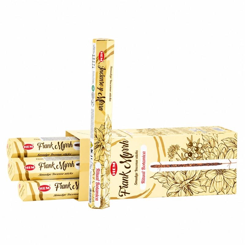 HEM Ritual Botanica Smudge Frankincense & Myrrh Incense Sticks - 8 Pack1