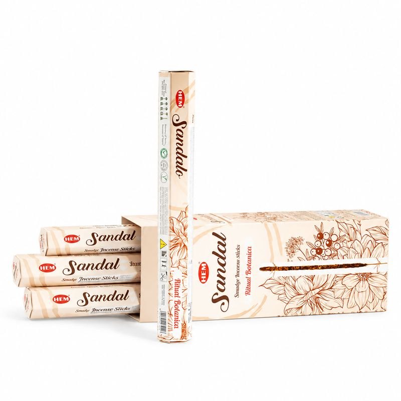 HEM Ritual Botanica Smudge Sandal Incense Sticks - 8 Pack1