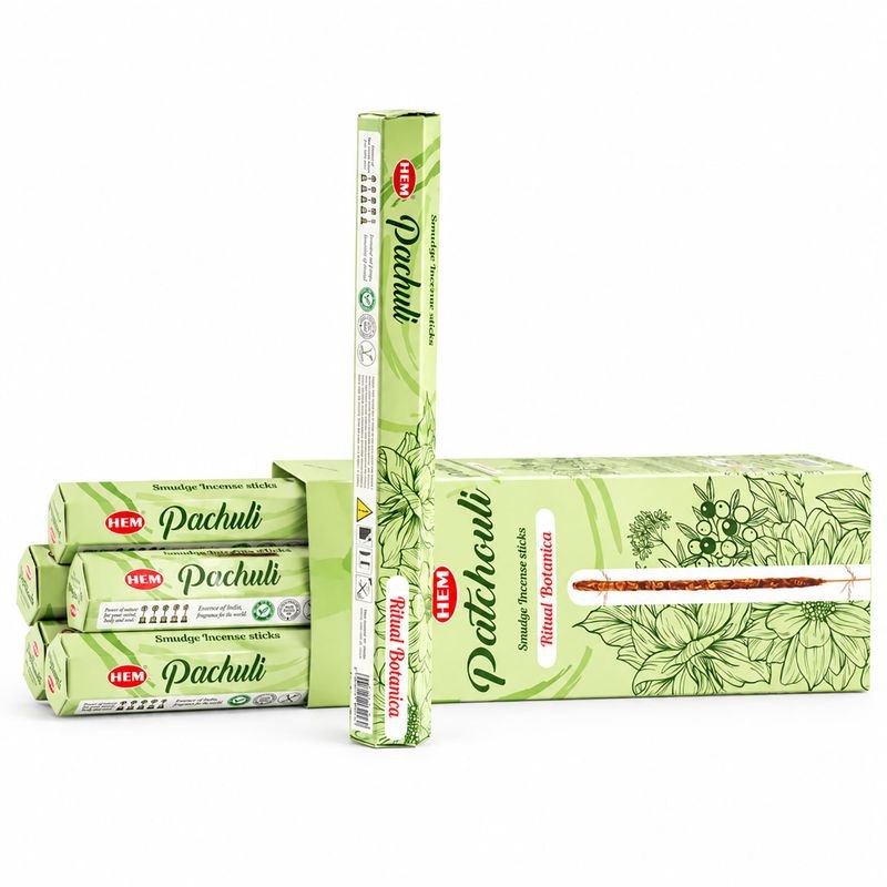HEM Ritual Botanica Smudge Patchouli Incense Sticks - 8 Pack1