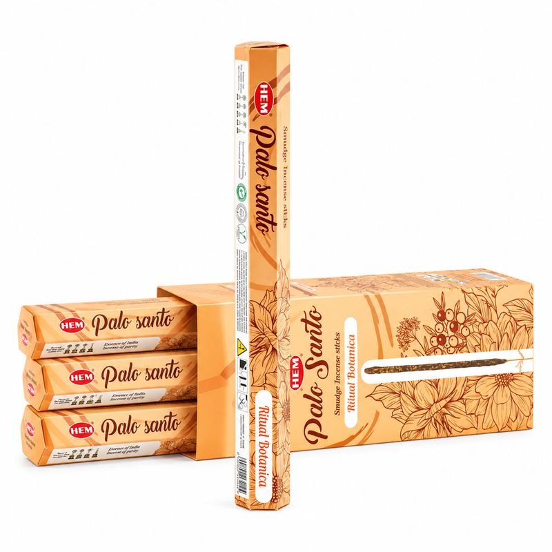 HEM Ritual Botanica Smudge Palo Santo Incense Sticks - 8 Pack1