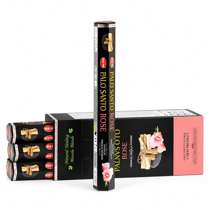 HEM Palo Santo Rose Masala Incense Sticks - 15 Pack1