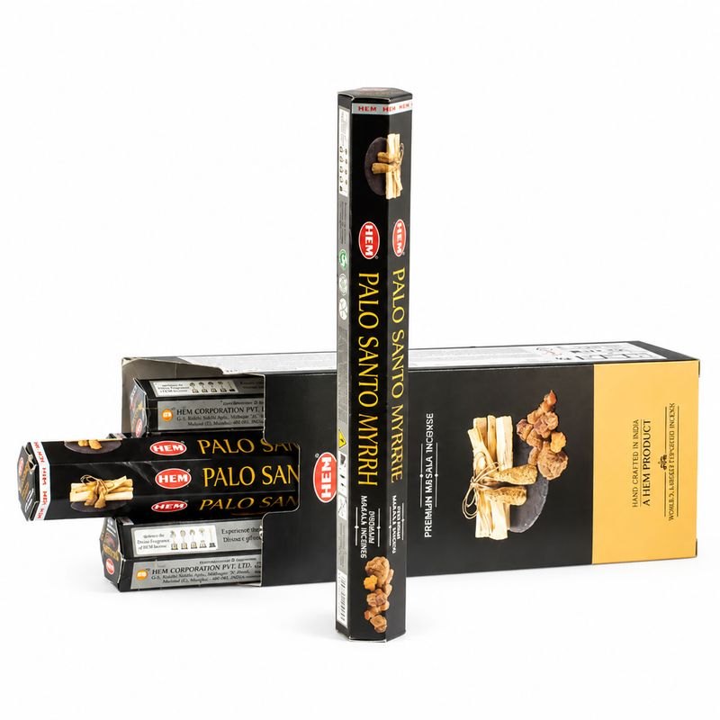 HEM Palo Santo Myrrh Masala Incense Sticks - 15 Pack1