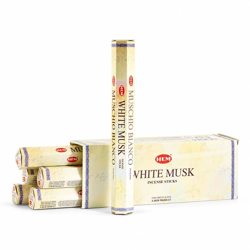 HEM White Musk Incense Sticks - 15 Pack1