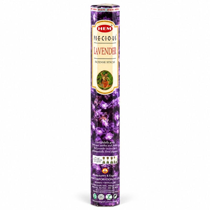 HEM Precious Lavender Incense Sticks - 15 Pack