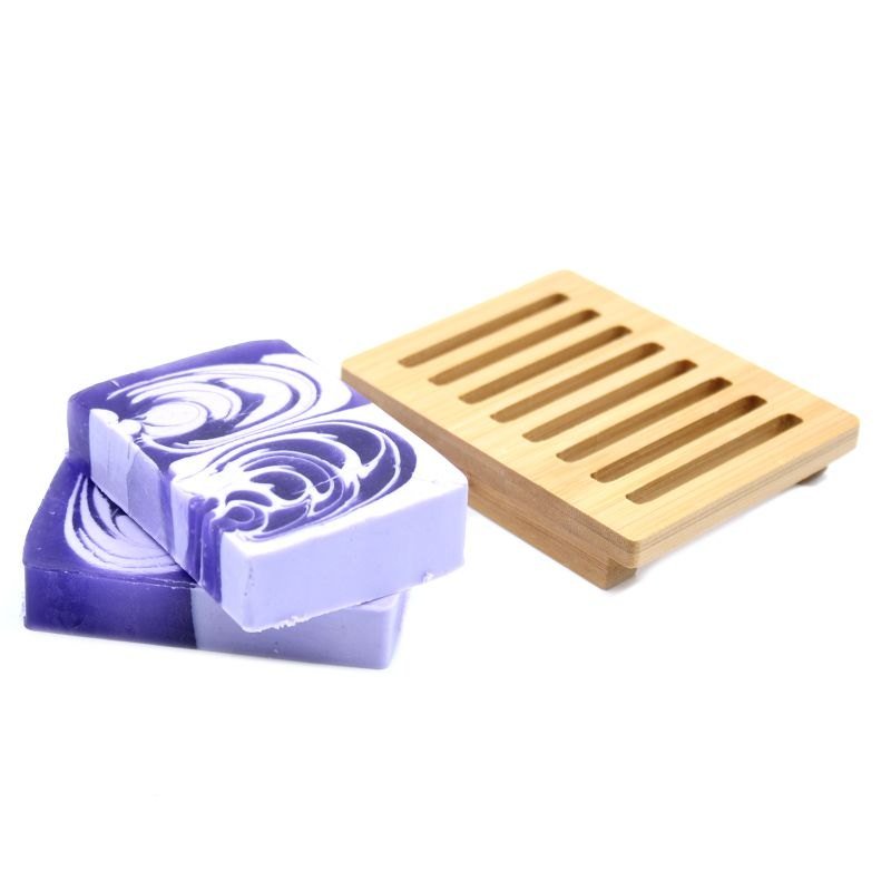 Lilac Handcrafted Soap Slice (100g)2