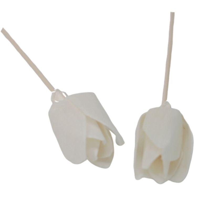 Natural Sola Wood Tulip Diffuser Flowers on Reed (Set of 4)3