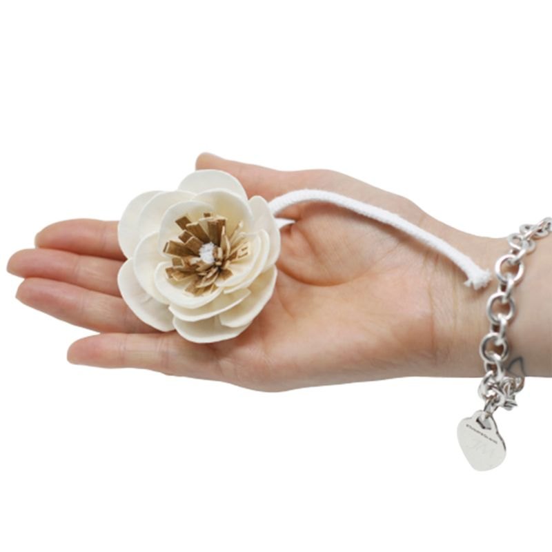 Set of 4 Small Poppy Diffuser Flowers with String Wicks2