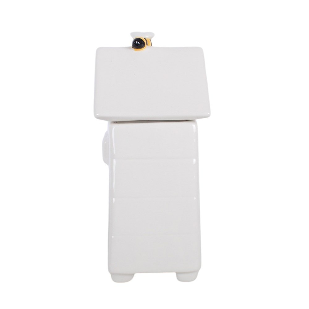 White Ceramic Beehive Oil Burner & Wax Warmer2