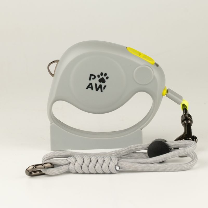 Paw Pet Leash - Elephant Strap Retractable Lead (Grey, 2m)2