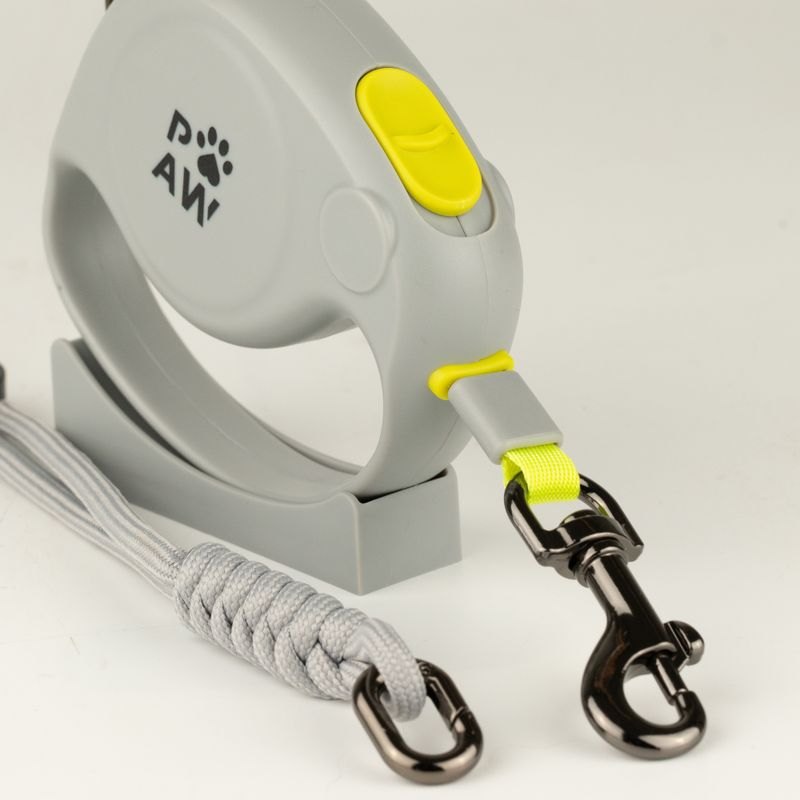 Paw Pet Leash - Elephant Strap Retractable Lead (Grey, 2m)3