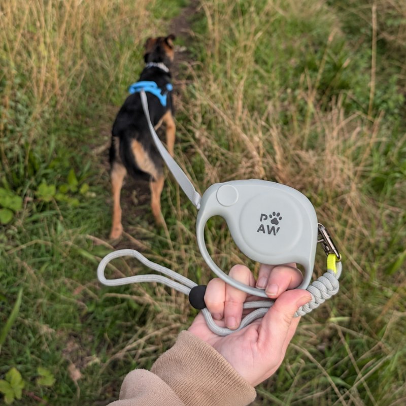 Paw Pet Leash - Elephant Strap Retractable Lead (Grey, 2m)6