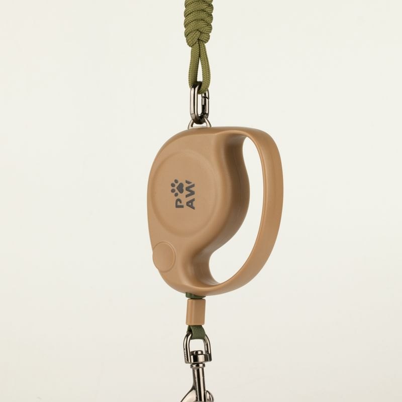 Paw Pet Leash - Elephant Strap Retractable Lead (Brown, 2m)3