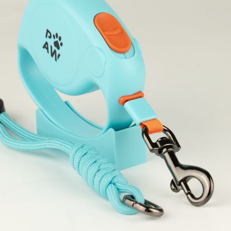 Paw Pet Leash - Elephant Strap Retractable Lead (Blue, 2m)2