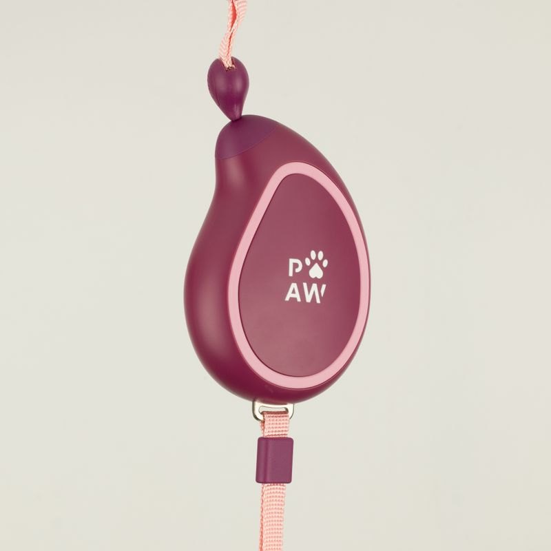 Paw Pet Leash - Mini Mango Retractable Lead (Plum, 3m)2